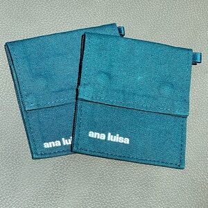 2 Ana Luisa Turquoise Jewelry Pouches